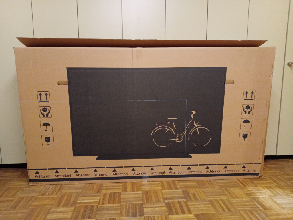 Bike box that is too big for the airline