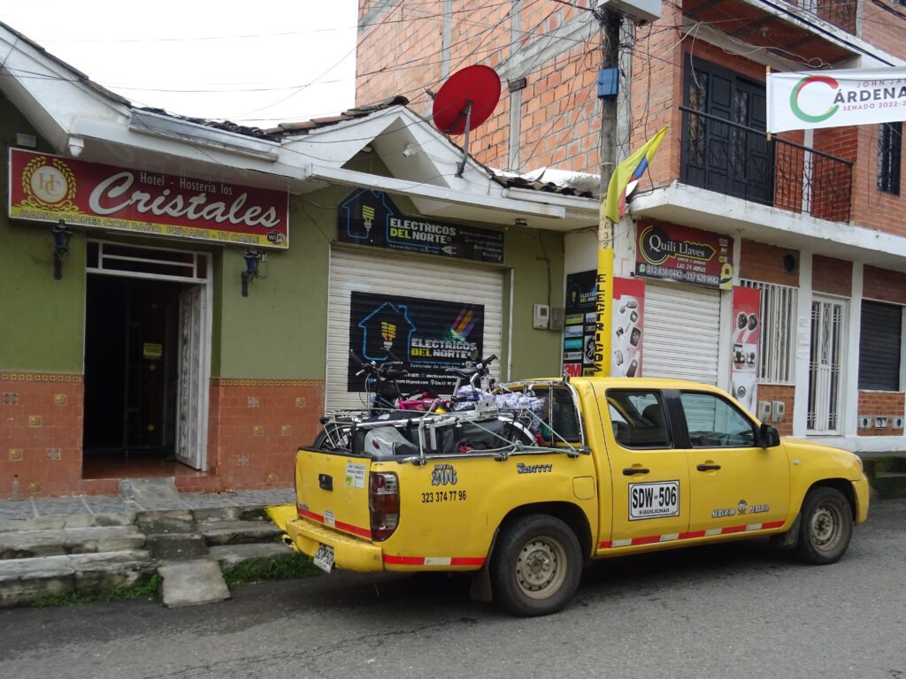 Bikes in the pick up