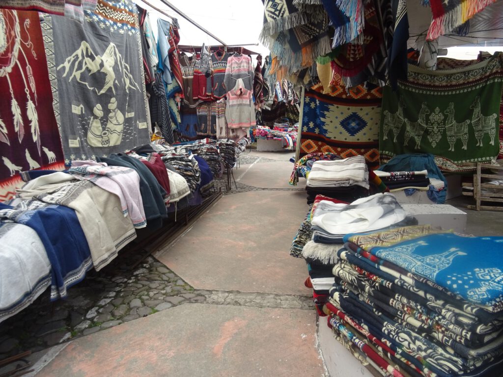 Plaza de Ponchos in Otavalo