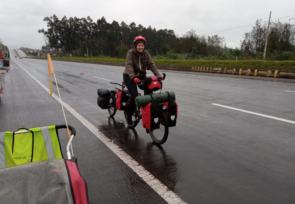 Climbing out of Otavalo