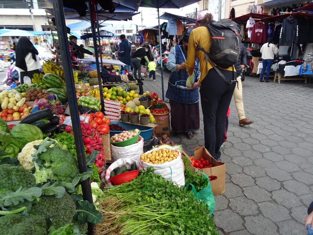 Fruit in the Otavalo market