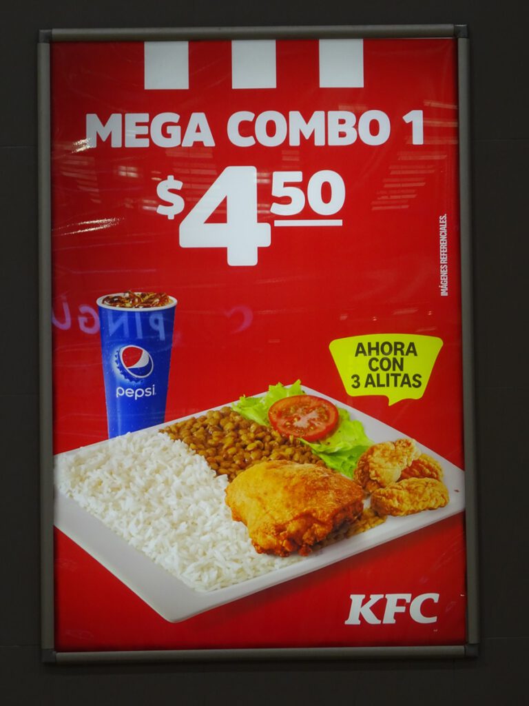 KFC Ecuatorian style