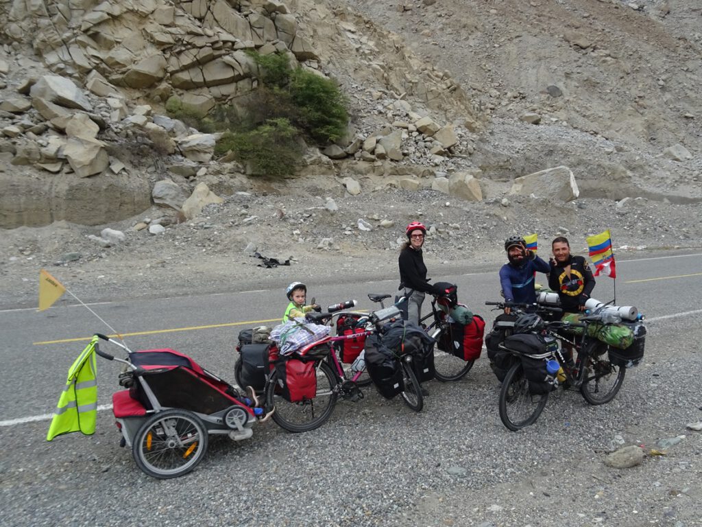 Colombian cycletourists