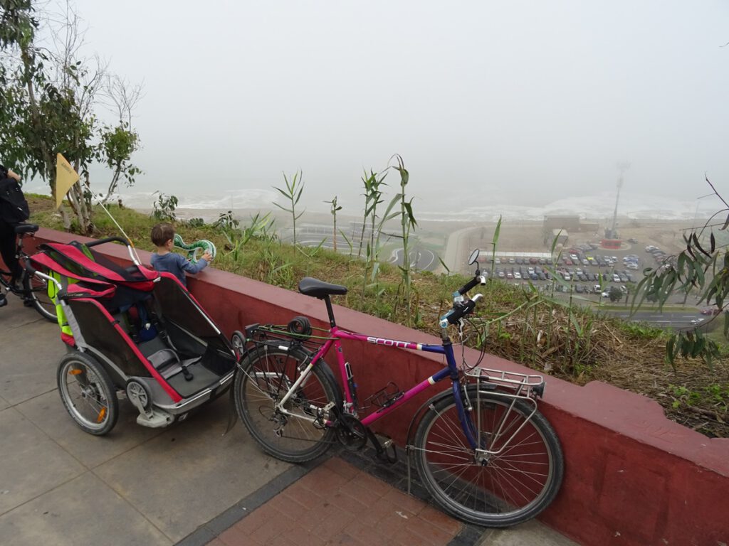 End of Miraflores cyclelane