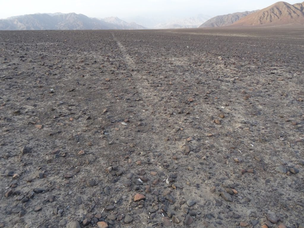 Nasca lines at ground level