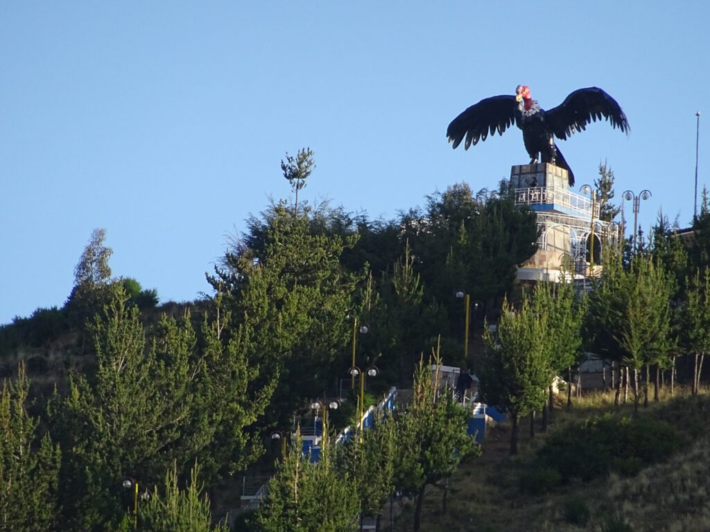 Condor viewpoint in Puno