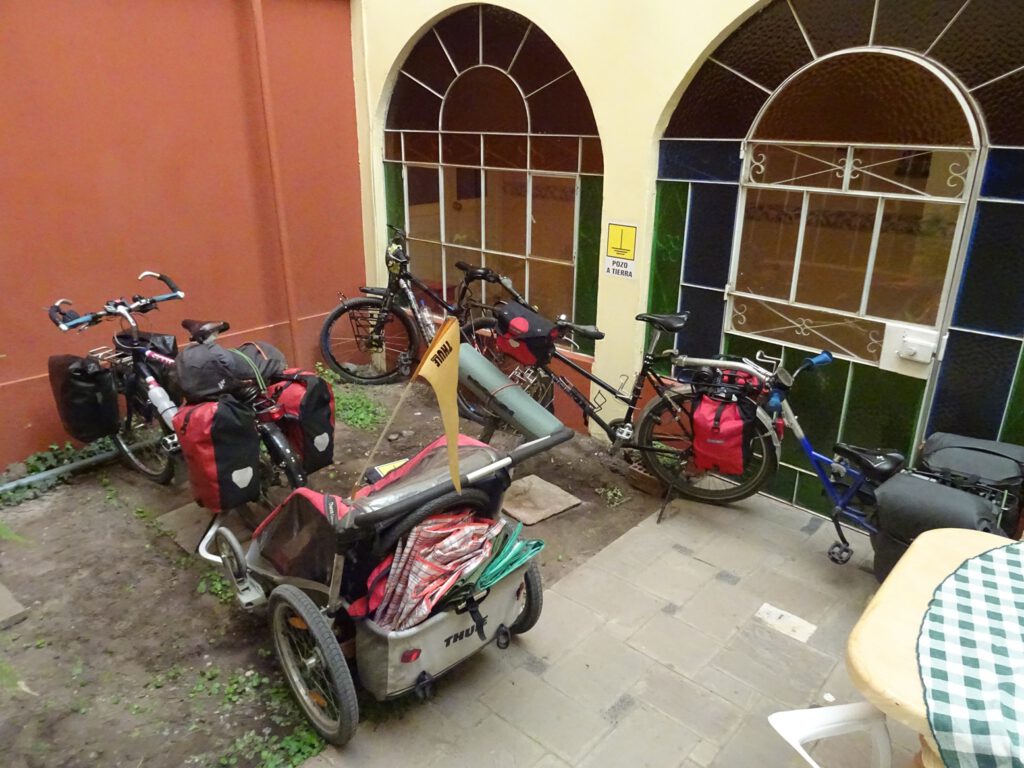Another cyclist in Puno hostel