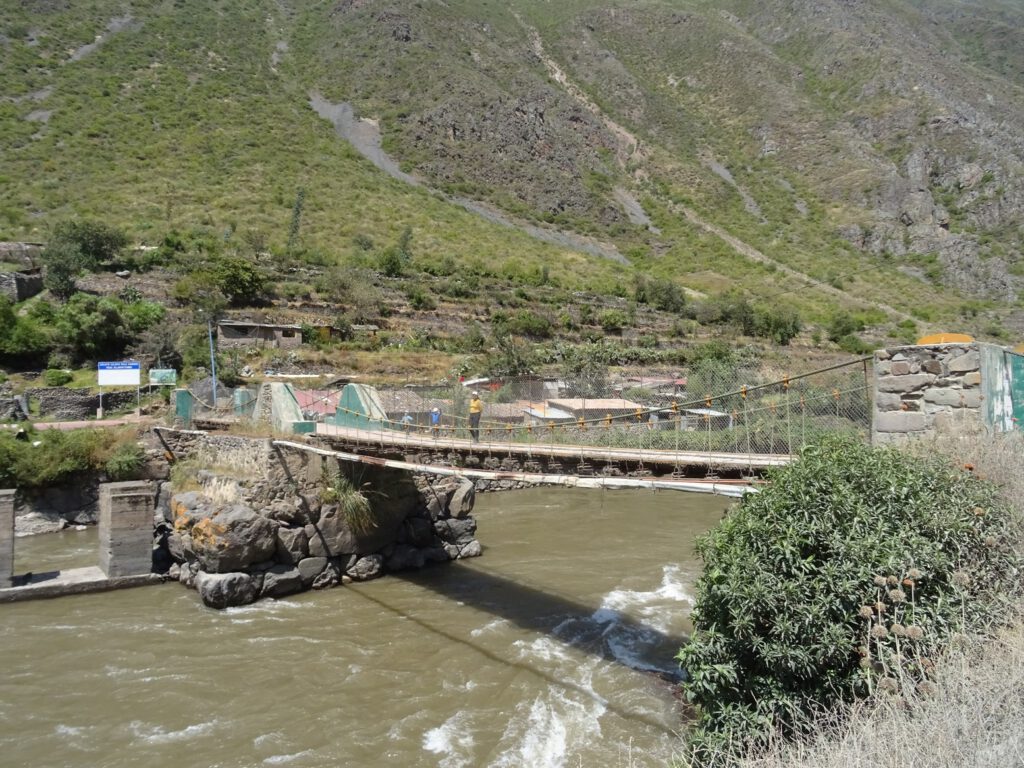 Inca bridge Ollantaytambo