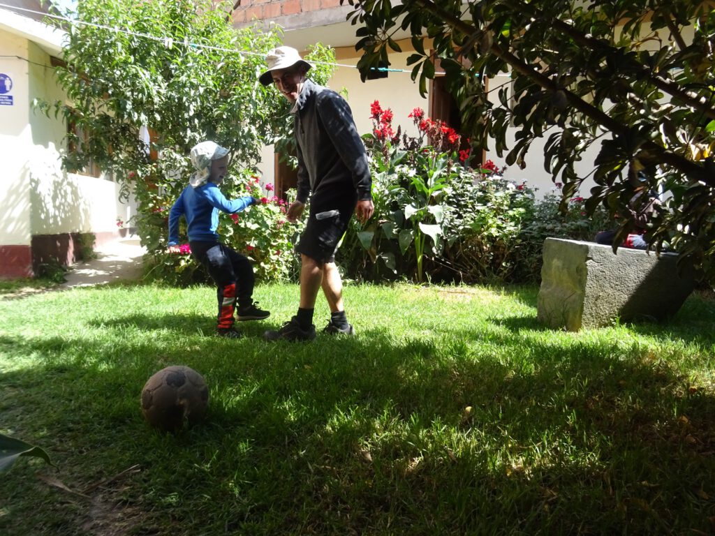 Football in the hostel