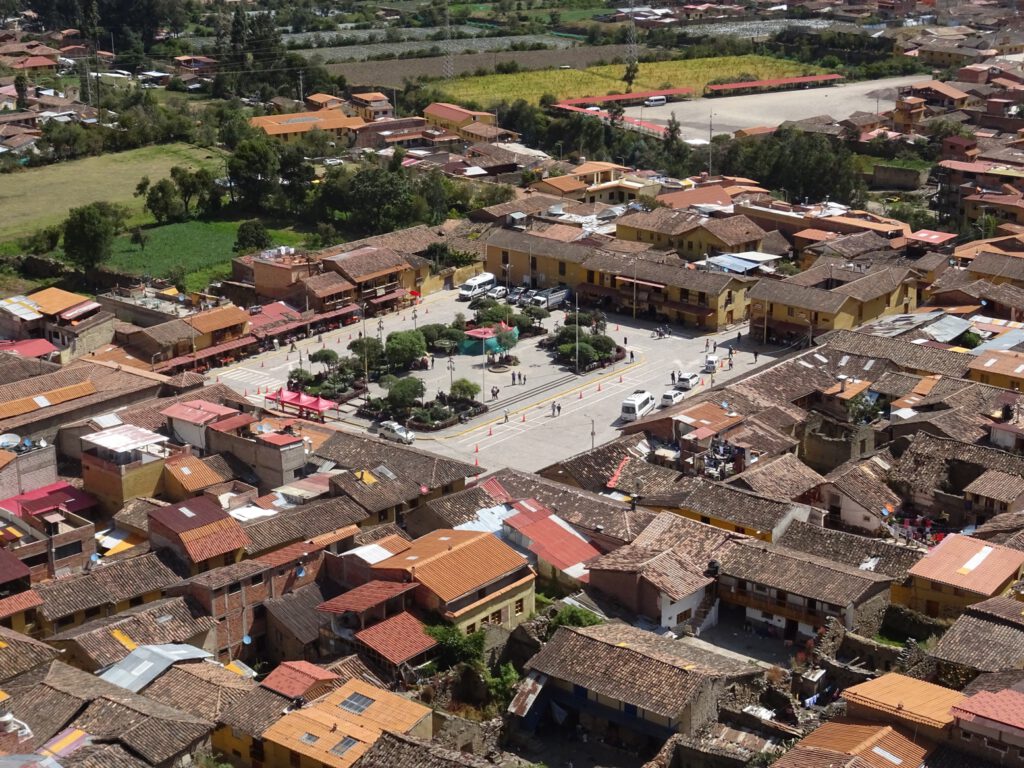 Ollantaytambo central square