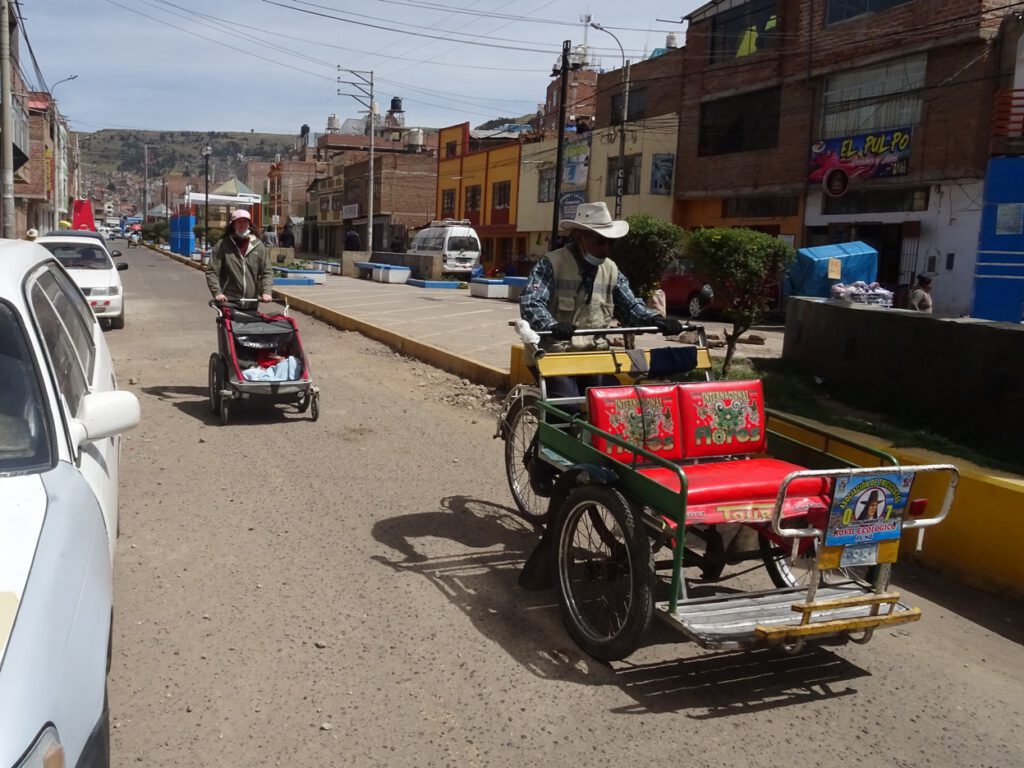 Rickshaw in Puno