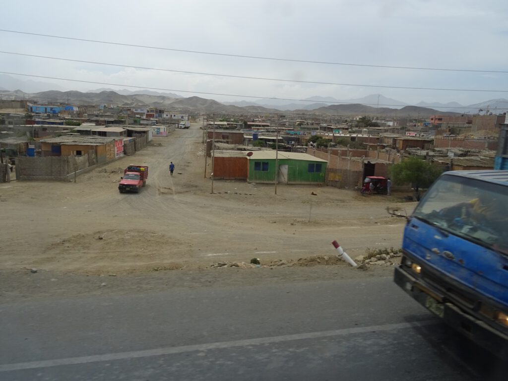 Sad peruvian village
