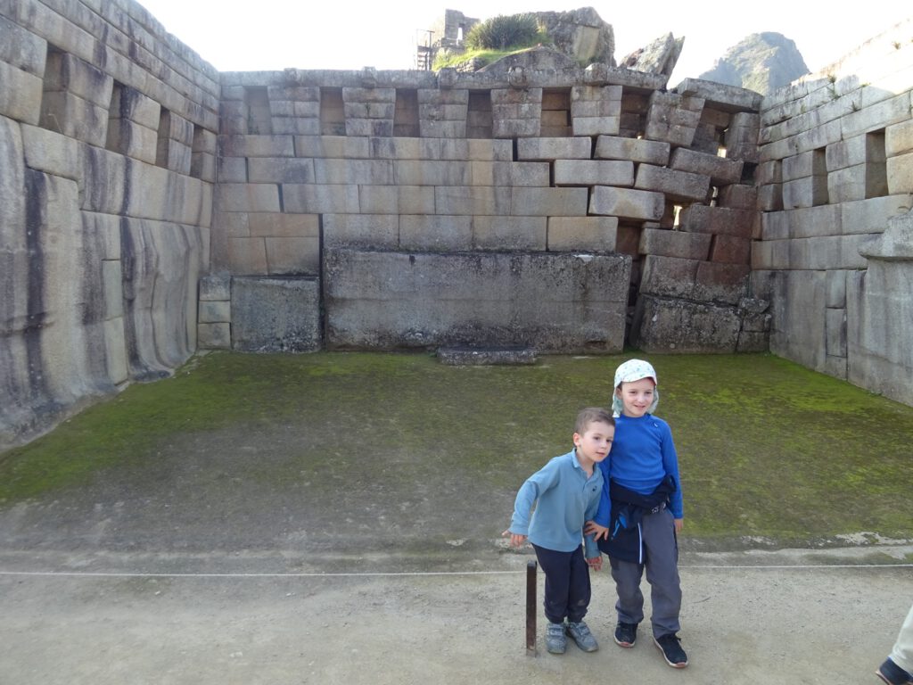 Main temple in Machu Picchu