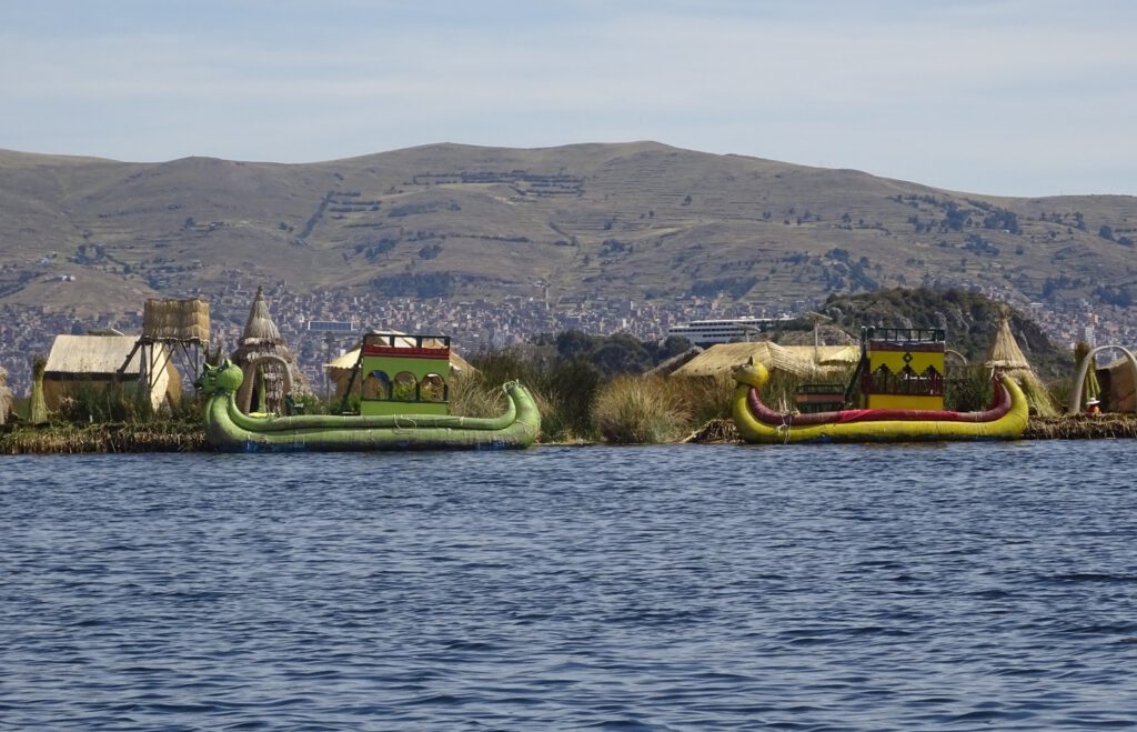 Totora boats