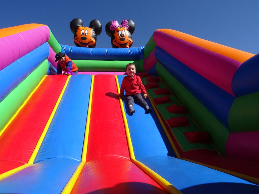 Bouncing castle in Copacabana