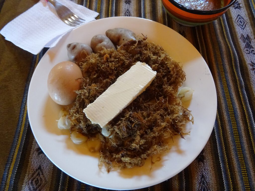 Big dish of charquekan