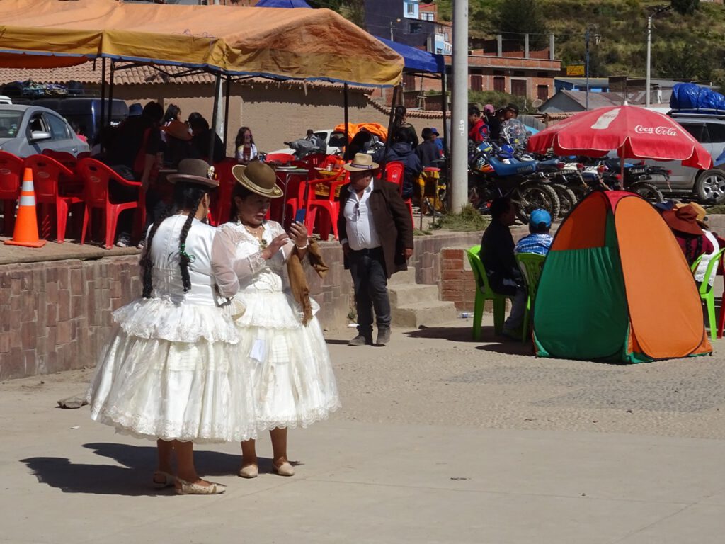 Women taking a break