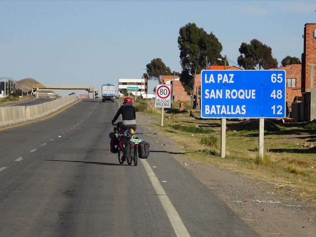 Getting closer to La Paz