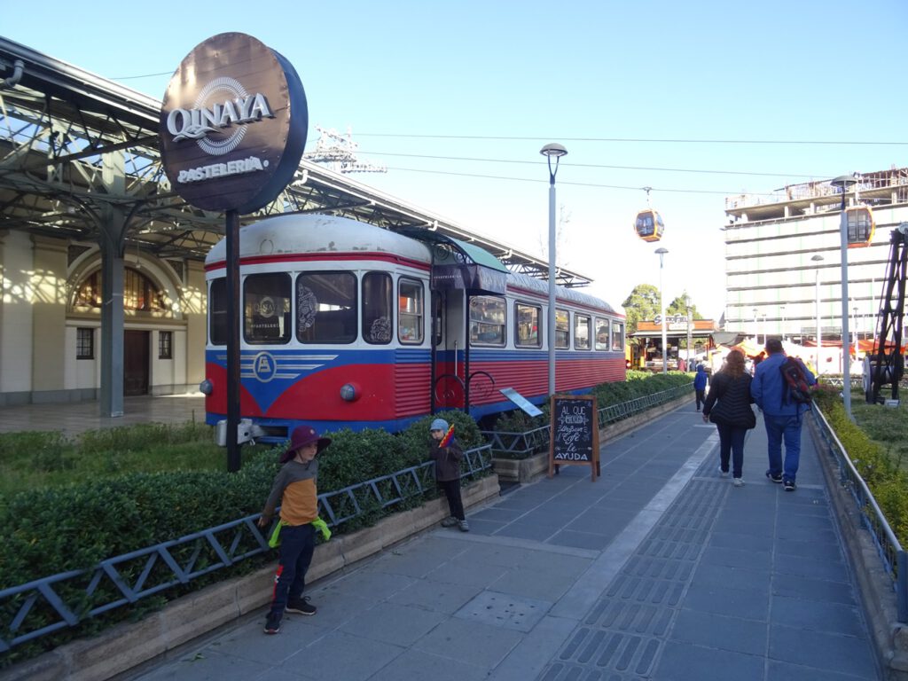 Old train station in La Paz