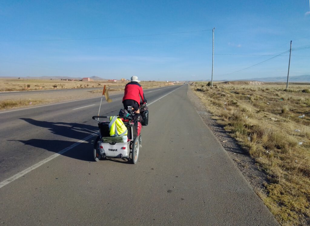 Quiet riding out of La Paz
