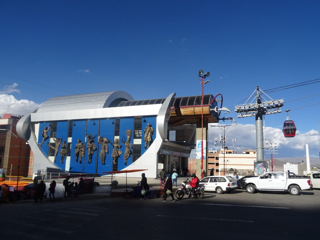 Cablecar station Oruro