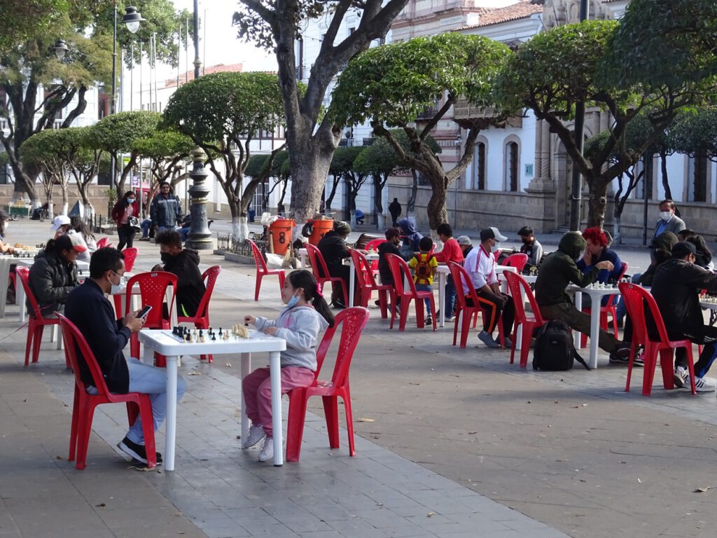Chess marathon in Sucre
