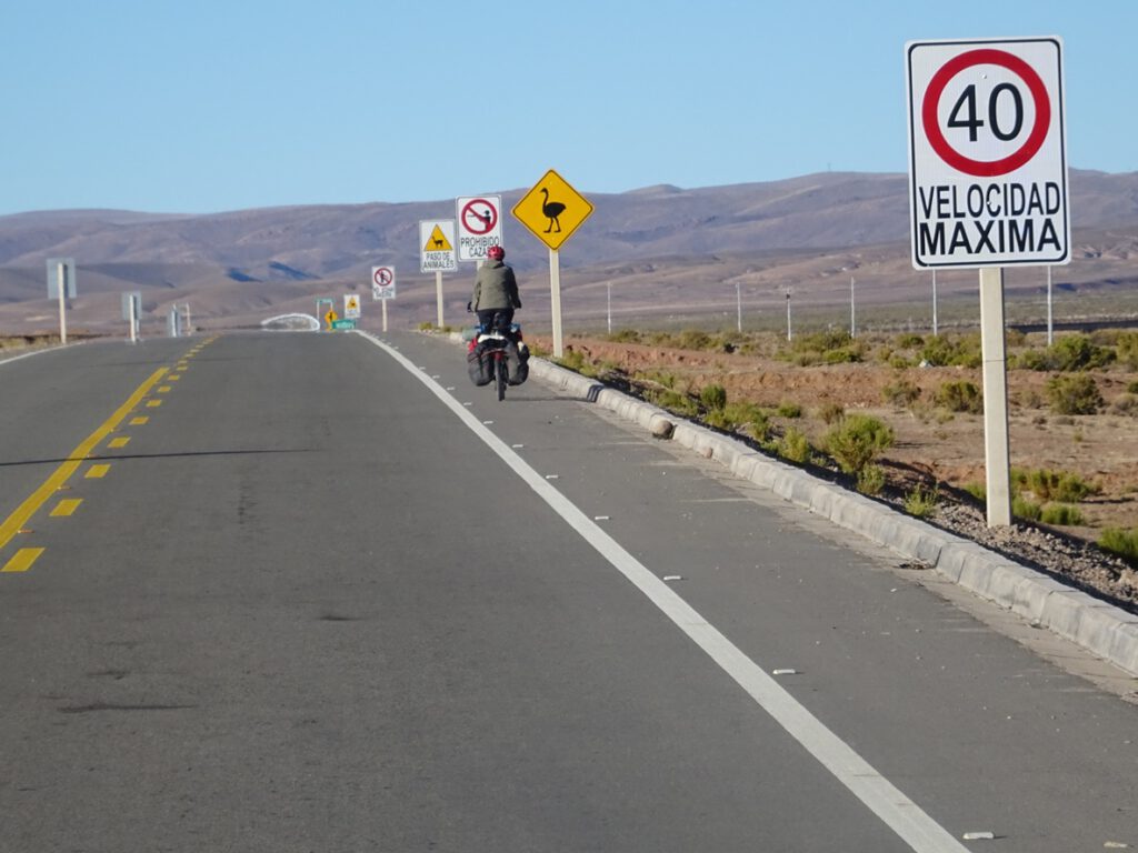 Traffic signs before Cerdas