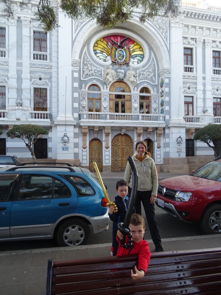 Government building in Sucre