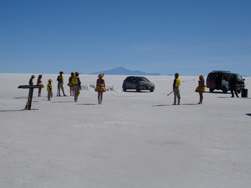 Music video in Uyuni