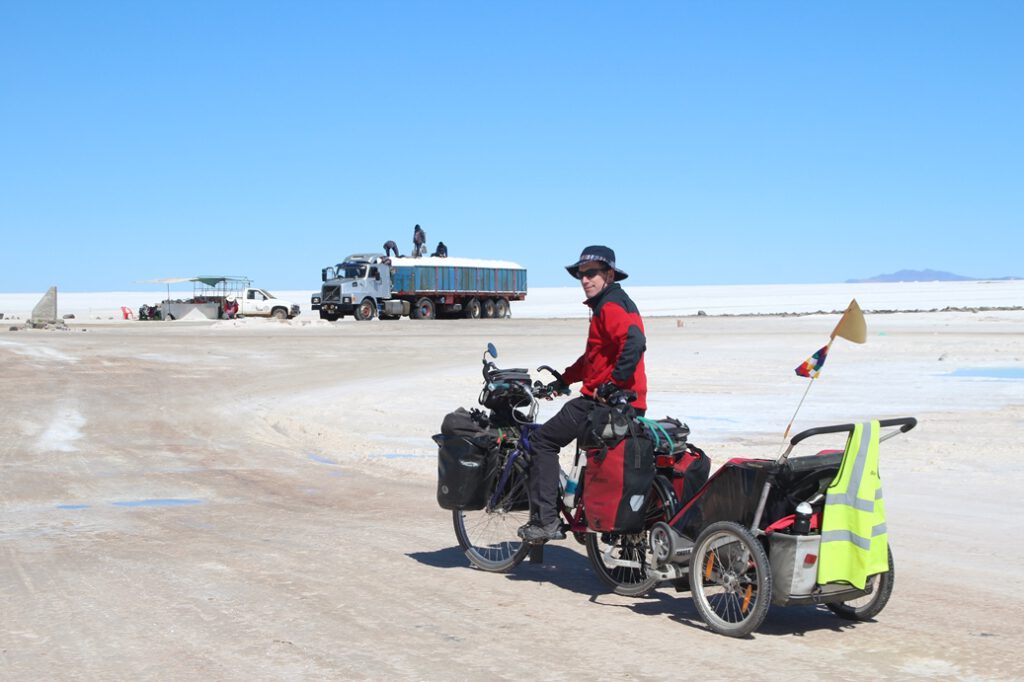 Salt truck in Uyuni