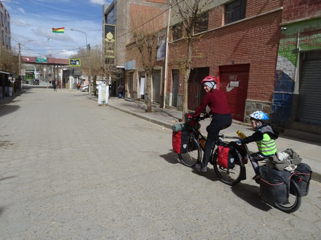 Arriving at the Bolivian border