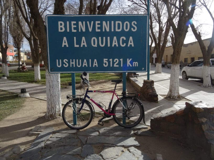 Distance sign Ushuaia