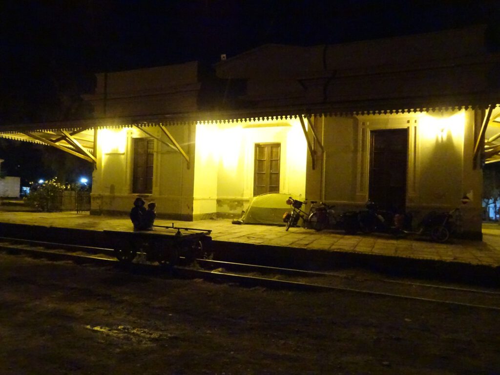 Old train station in El Carril
