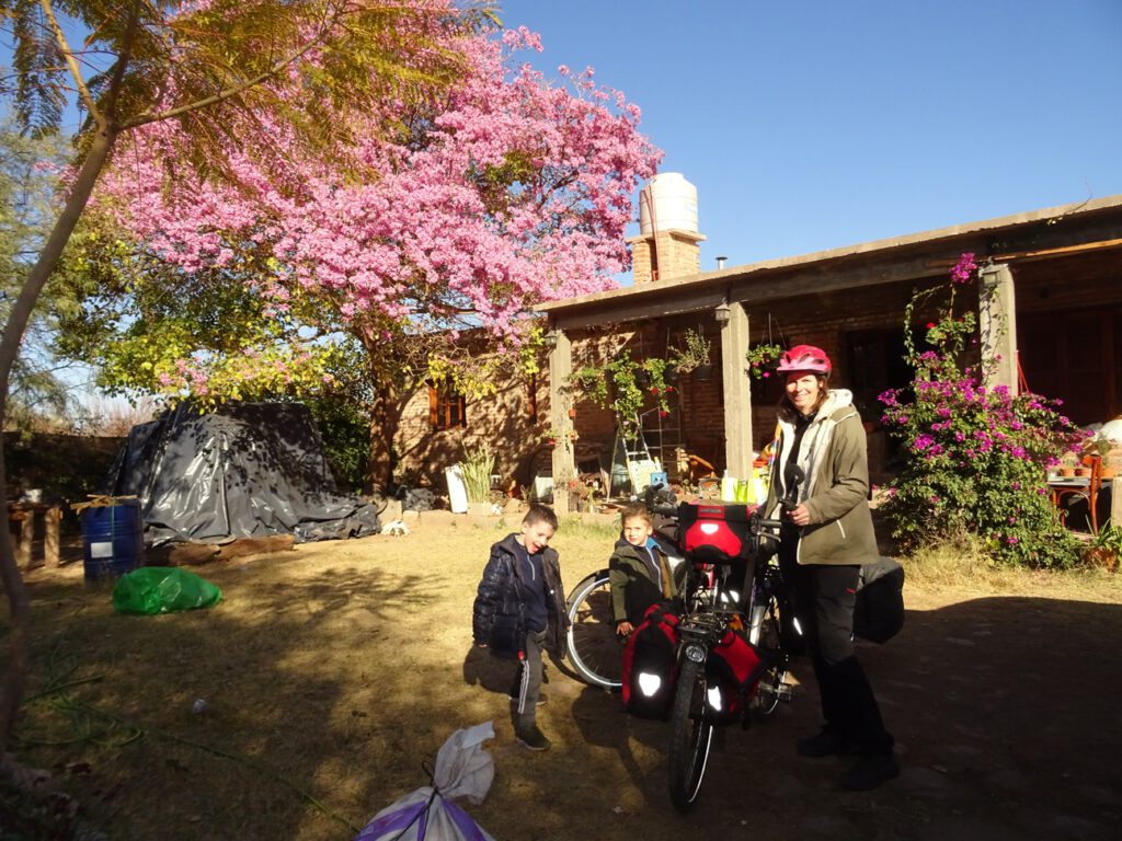 Picking bikes in Belen