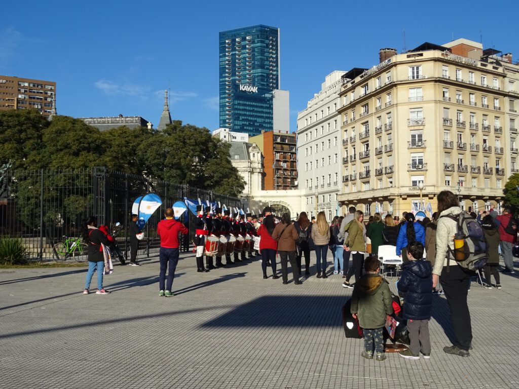 Military band in Recoleta