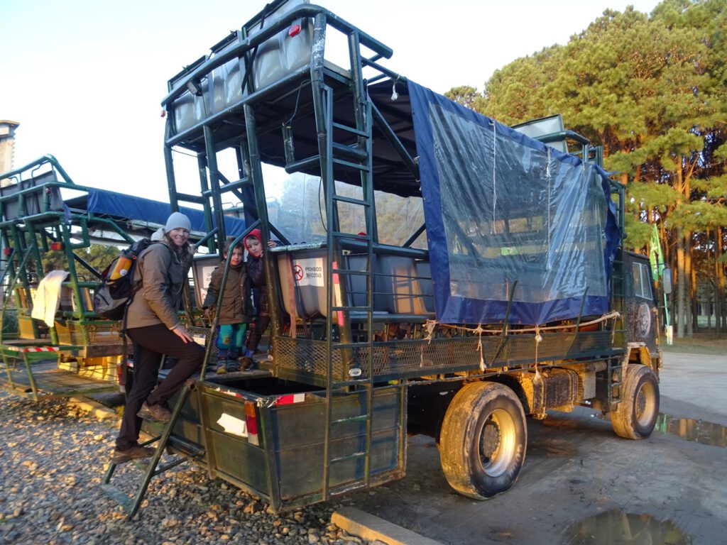 Our vehicle to Cabo Polonio