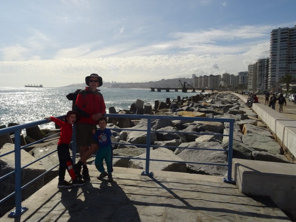 Long beach in Vina del Mar