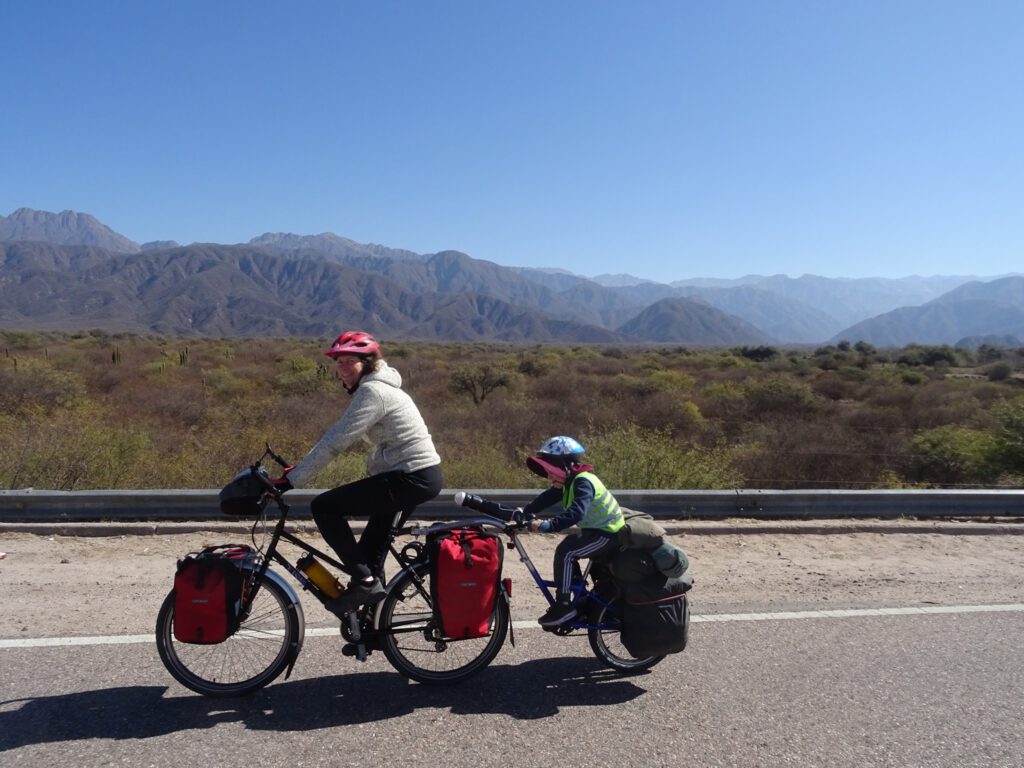 Tandem cycling in Catamarca